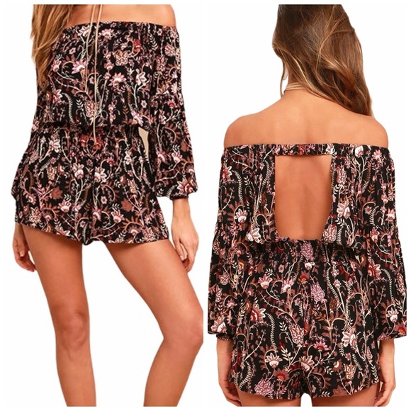 Free People Pants - ♦️SOLD♦️Free People Pretty & Free Floral Romper